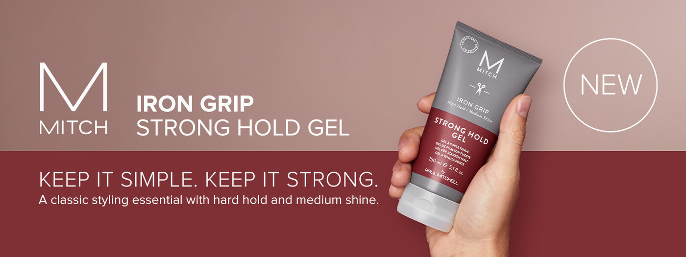 Mitch Iron Grip strong hold gel in hand